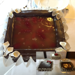 Biskuit mit Erdbeeren Torte